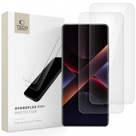 FOLIA HYDROŻELOWA TECH-PROTECT HYDRO FLEX+ 2-PACK XIAOMI REDMI NOTE 14 PRO 5G / 14 PRO+ PLUS 5G / PO