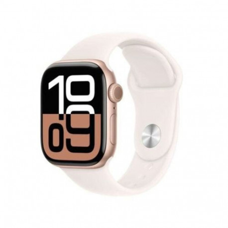 Apple Watch Series 10 GPS 42mm Rose Gold Alu Case, Light Blush Sport Band M/L EU MWWJ3