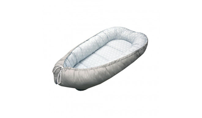 Ankras  baby nest cocoon double sided diamonds grey blue