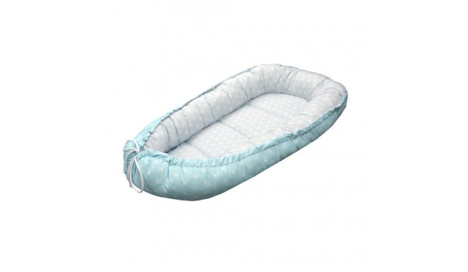 Ankras  baby nest cocoon double sided diamonds grey mint