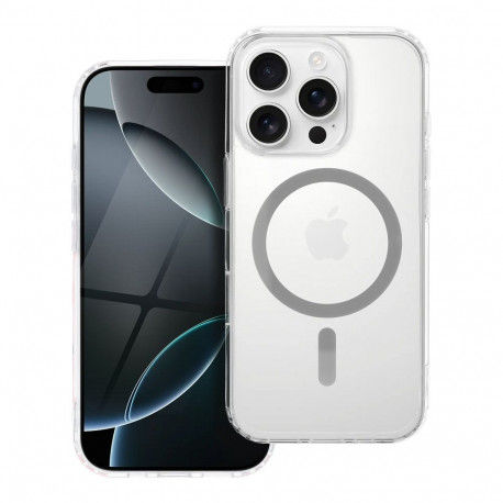 Case for iPhone 14 Drop Glue Colorful Ring Mag Cover compatible with MagSafe gray