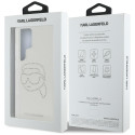 KARL LAGERFELD case for SAMSUNG S25 Ultra KLHCS25LHKHDCELT (IML Rhinestones K Head) transparent