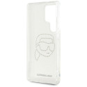 KARL LAGERFELD case for SAMSUNG S25 Ultra KLHCS25LHKHDCELT (IML Rhinestones K Head) transparent