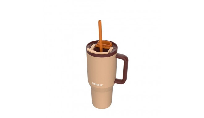 Thermal mug with telescopic straw Kambukka Rio Tumbler 950ml Almond Dream