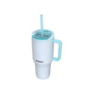 Thermal mug with telescopic straw Kambukka Rio Tumbler 950ml Frosty Coconut