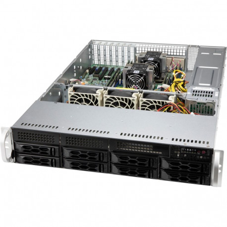 Supermicro CSE-LA25TQC-R609LP rack must arvutikorpus 600 W