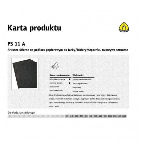 K. veepõhine tselluloospaber P 320 PS11A/50tk.