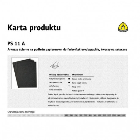 KLINGSPOR vesilihvpaber P 400 PS11A/50tk