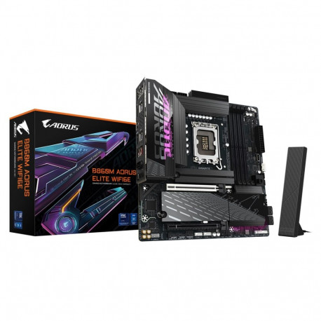 Gigabyte emaplaat B860M AORUS ELITE WIFI6E Intel Core Ultra series CPUs 12+1+2+1 Phases VRM kuni 920
