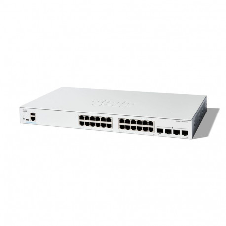 Cisco hallatav võrgulüliti 1300-24T-4G, 24 Port GE, 4x1GE SFP, Limited Lifetime Protection (C1300-24