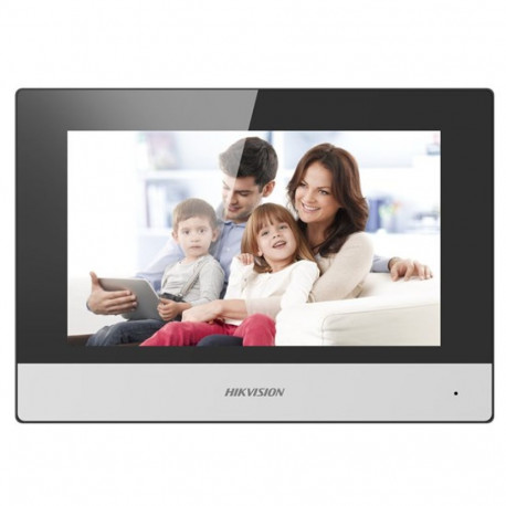 Hikvision DS-KH6320-WTE2 video door entry system 17.8 cm (7") Black, Grey