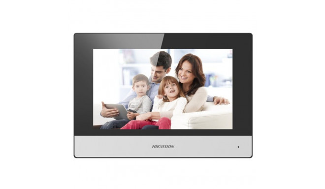 Hikvision DS-KH6320-WTE2 video ukse sisenemissüsteem 17,8 cm (7") must, hall