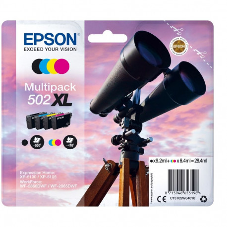Epson tindikomplekt 502XL, 4 värvi