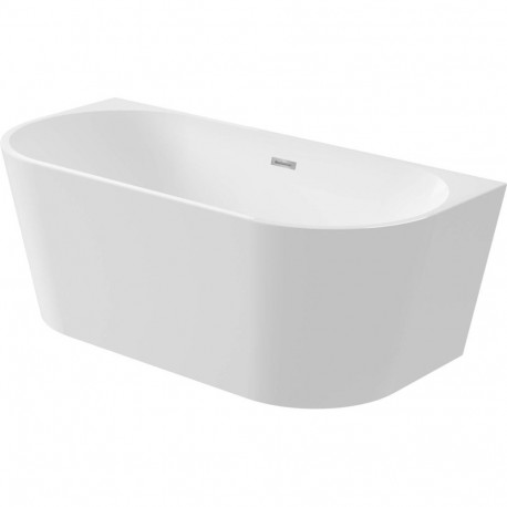 Wall-mounted/free-standing acrylic bathtub - 150 cm