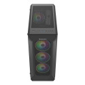 GENESIS Irid 505 ARGB Midi Tower Black, Transparent