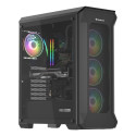GENESIS Irid 505 ARGB Midi Tower Black, Transparent