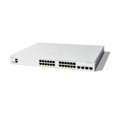 Cisco Catalyst smart lüliti C1200-24FP-4G 24-pordiline GE täis-PoE 4x1GE SFP piiratud eluaegne garan