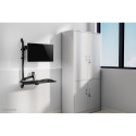 Neomounts wall mounted sit-stand workstation