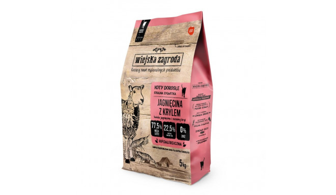 Rural Farm lamb krilliga kuiv kassitoit 5 kg