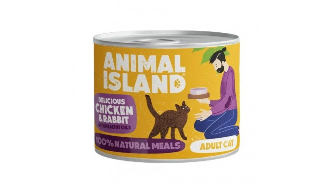 ANIMAL ISLAND Chicken and rabbit - wet cat food - 200g