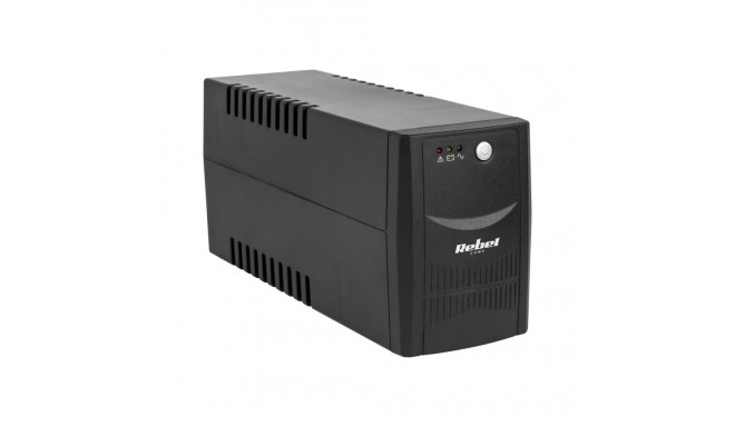 Uninterruptible power supply UPS REBEL model Micropower 600 ( offline, 600VA / 360W , 230 V , 50Hz )