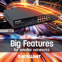 8x POE+ 140W 802.3AT/AF GIGABIT HALLATAV LÜLITI, 2x SFP