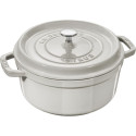 STAUB LA COCOTTE Cast iron pot round 3.8 ltr, truffle