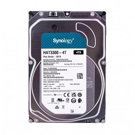 Synology HAT3300-4T NAS 4TB SATA 3.5 kõvaketas 3.5" 4.1 TB Serial ATA