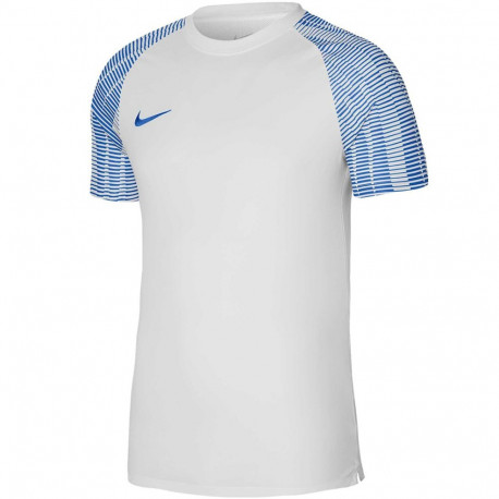 Koszulka męska Nike Dri-FIT Academy JSY SS biało-niebieska DH8031 102 2XL