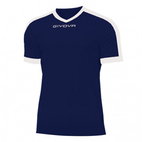 Givova särk Revolution Interlock MAC04 0403 XL, tumesinine-valge