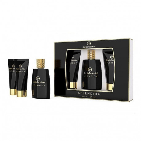 Sergio Tacchini parfüümvesi Splendida Pour Femme 100ml + lõhnastatud ihupiim 100ml + dušigeel 100ml