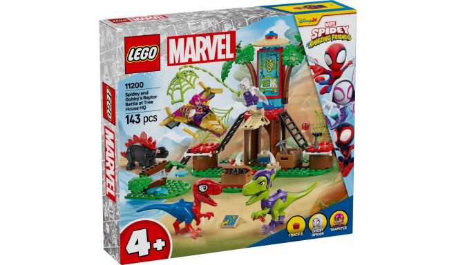 LEGO Spidey ja Gobby raptori lahing puumaja peakorteris