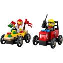 LEGO City Pitsaauto vs tuletõrjeauto võidusõiduautode komplekt