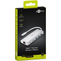 Dokkimisjaam GOOBAY USB-C - HDMI 4K@30Hz / 2xUSB-A / USB-C / RJ45 / SD