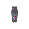 Case AeroCool Volcan Black Mid Tower RGB