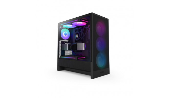 NZXT H5 Flow RGB Midi Tower aknaga arvutikorpus