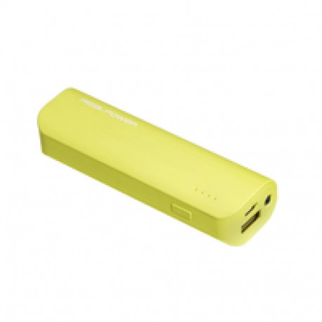Powerbank RealPower PB2600 mAh Limette grun