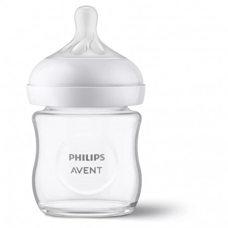 Philips Avent klaasist imikupudel SCY930/01 Natural Response 125ml vastsündinu nibu 0m+