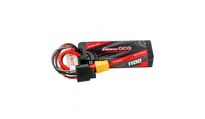 Lipo Gens ace G-Tech 1100mAh 11.1V 3S1P 60C GRP-76 Hardcase Battery with XT60 Plug