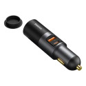 Baseus Share Together Fast Charge Car Charger with Cigarette Lighter Expansion Port, 2x USB, 120W (G