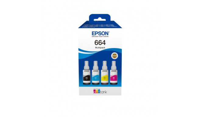 Tint Epson T6646 Multipakk must ja värvid L100/L110/L120/L130 L200/L210/L220 L300/L310/L350/L355/L36