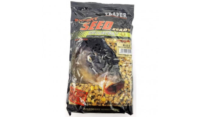 Groundbait seeds - boiled TRAPER MIX5 1kg