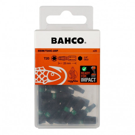 Otsakud 66IM T20 25mm Impact, 25tk