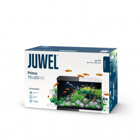 Aquarium Primo 70 LED 2.0 juodas