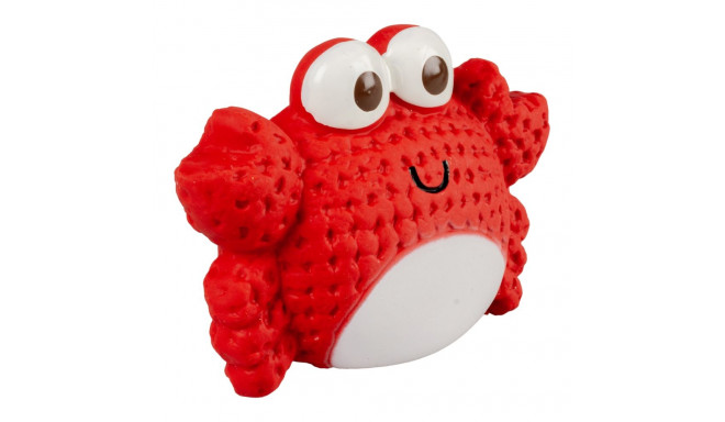 Dog toy latex Crab red 12x5x8,5cm