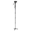 3 Legged Thing Punks Taylor 2.0 Monopod Kit w/wrist strap & DOCZ2 Foot Stabilizer Blk w/Blue