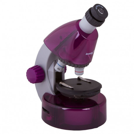 Mikroskops bērniem, Levenhuk LabZZ M101 Amethyst, 40x-640x, ar Eksperimenta komplektu