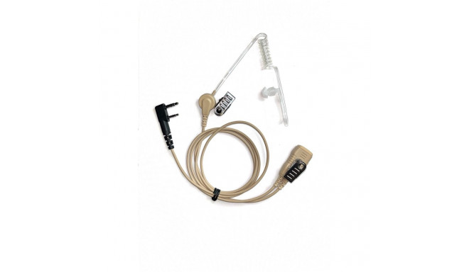 ES-PS5K-2S omnidirectional PTT beige microphone with acoustic tube