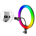 Elight RGB18 45см 2в1 Белый и Цветной RGB Светодиодное Кольцо с Держателем для Смартфона + Bluetooth