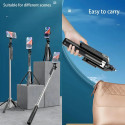 Elight P185S Super Long 1.8m Selfie Stick Tripod with Smarthone / 1/4 screw fix & Shutter Button Bla